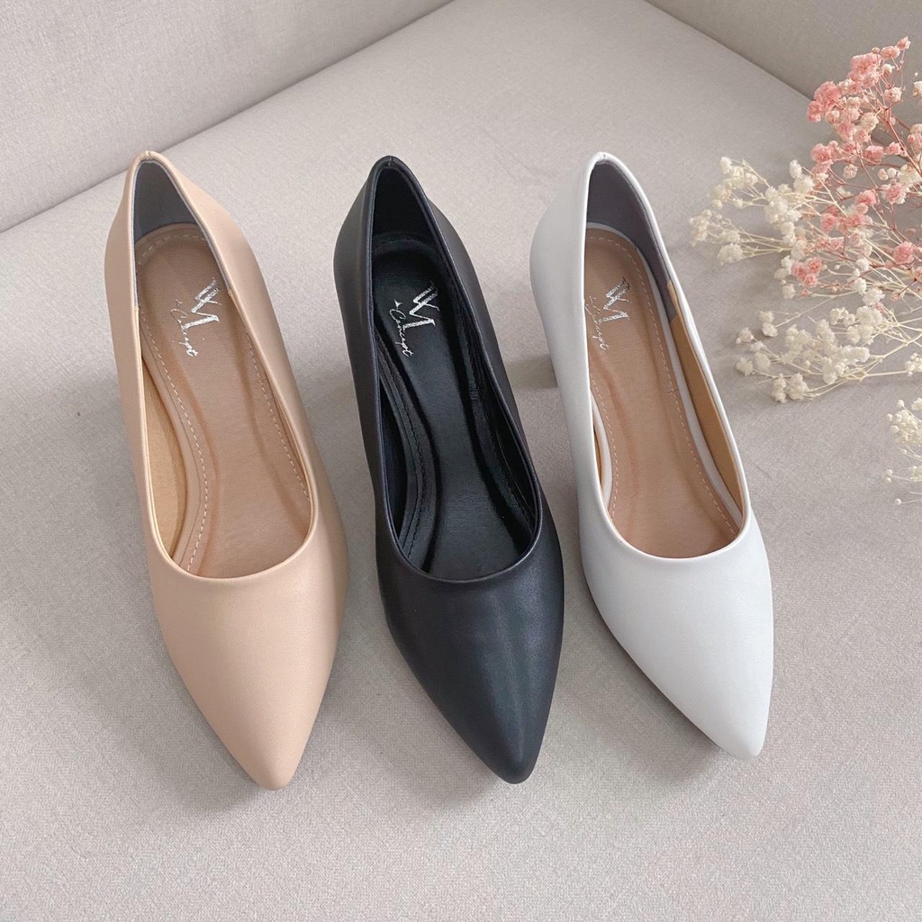 [Siêu Sale] Giày Cao Gót Bít Mũi 5CM - G0014