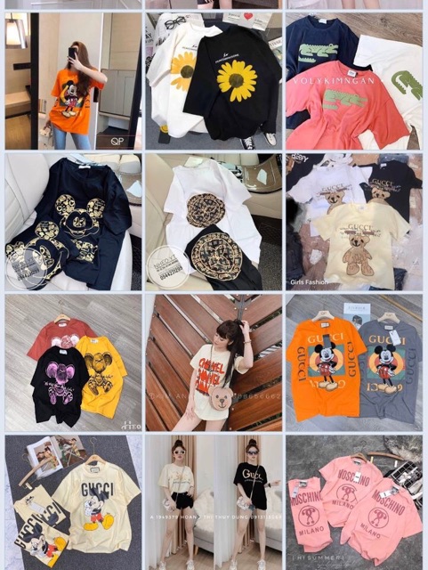 Áo thun cotton 4c in 5D thun mát lạnh, mịn.