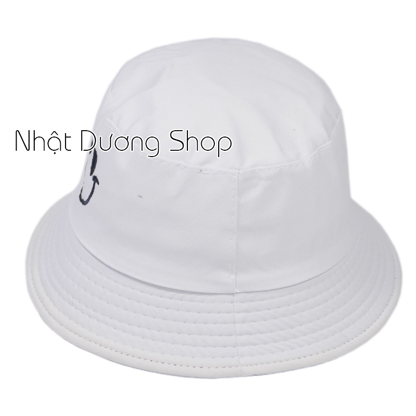 Nón tai bèo mặt cười đội 1 mặt - Chất liệu Cotton thoáng mát tạo nên sự độc đáo và mới mẻ