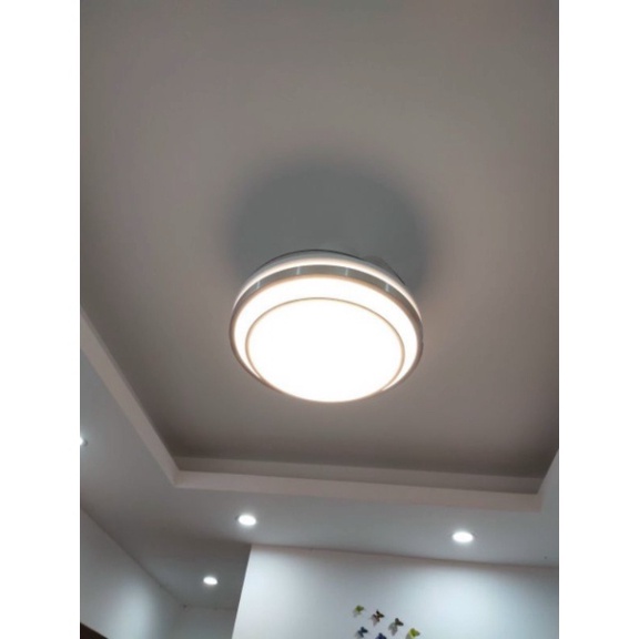 Quạt trần đèn dấu cánh, quạt trần phòng khách, 3 màu ánh sáng, ĐKTX - GER10