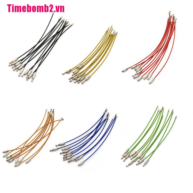 Bộ 10 Dây Cáp Xoắn Bằng Thép Không Gỉ Chất Lượng Cao