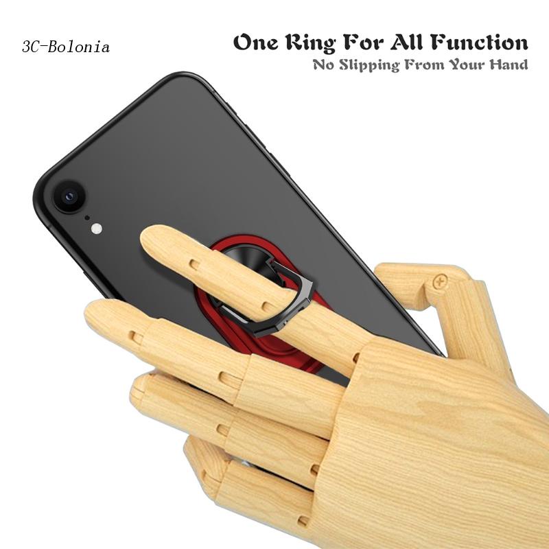 [PC] Chân Đế Ngón Tay 360°Giá Đỡ Điện Thoại Dạng Nhẫn Đeo Tay