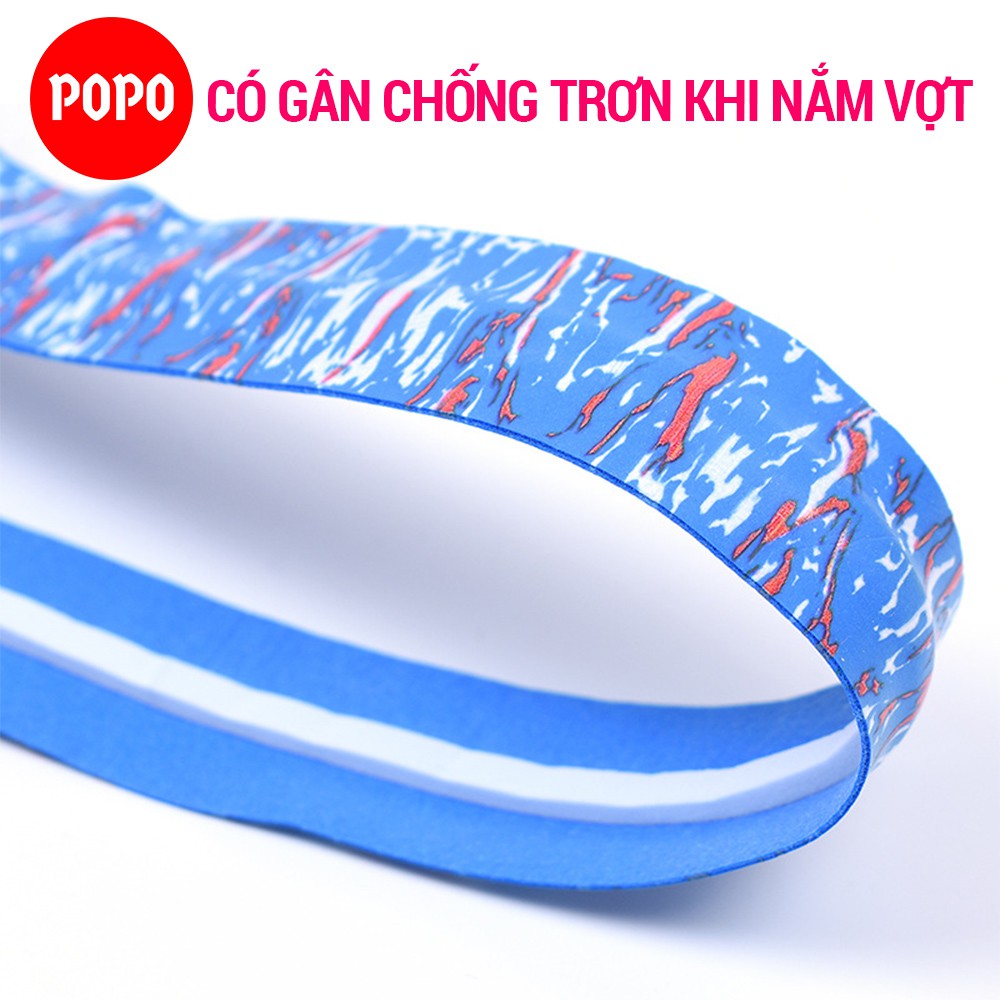 Quấn cán tennis có gân vân nhiều màu POPO GY100 cuốn cán vợt đảm bảo thoáng khí, thoát mồ hôi, độ bám cao