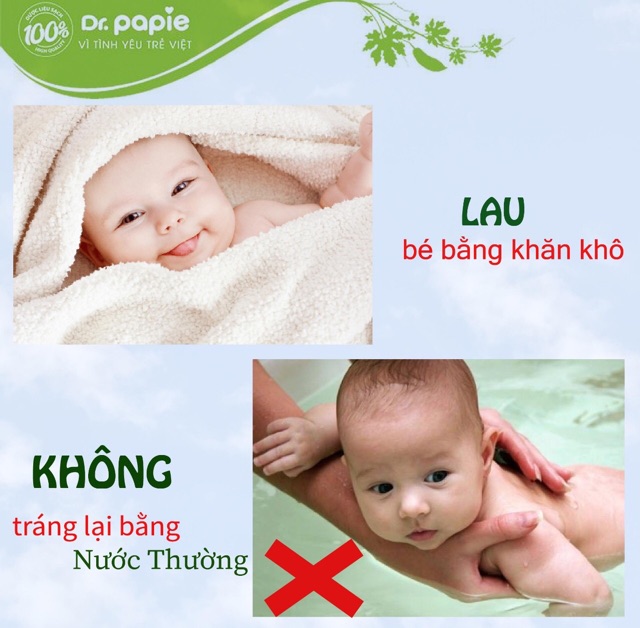 Nước Tắm Thảo Dược Dr.Papie