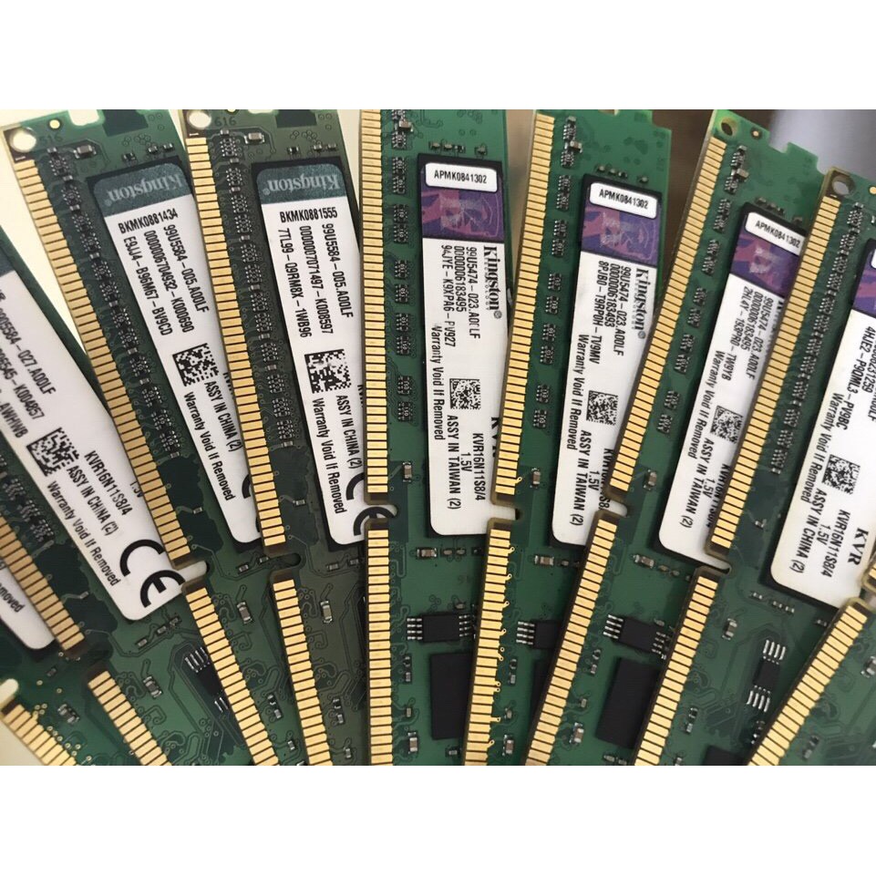 Ram Kingston DDR3 4GB Bus 1333MHz PC3-10600 1.5V Udimm Dùng Cho Máy Tính Để Bàn PC Desktop Bảo hành 36 tháng 1 đổi 1