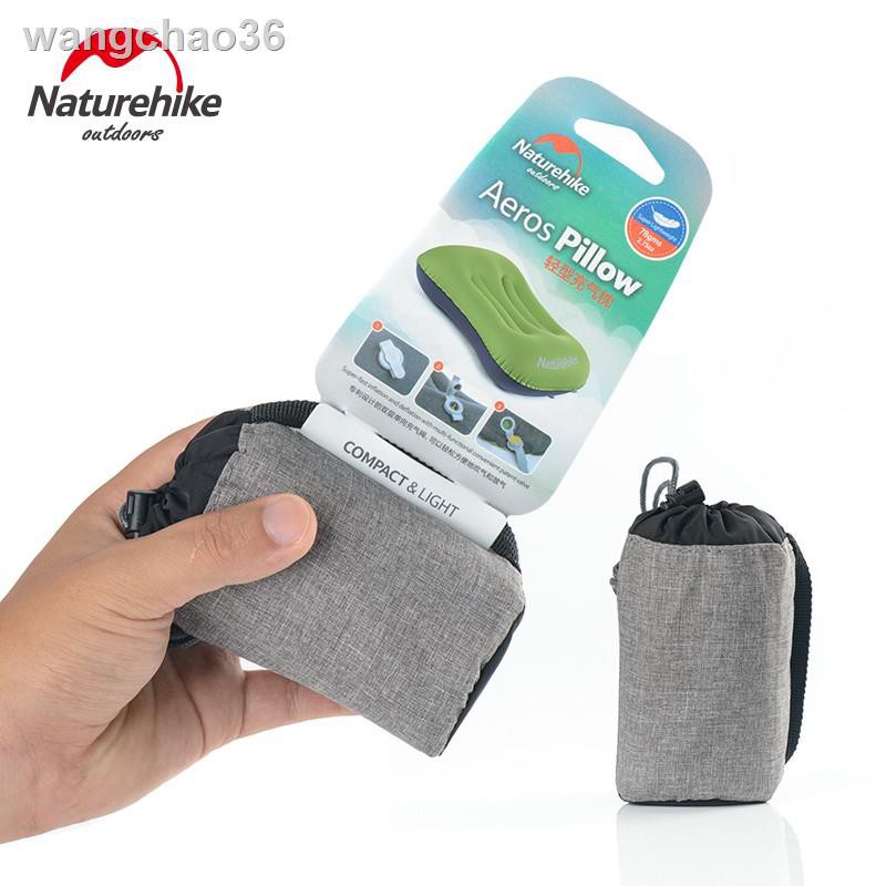 NATUREHIKE ☢Gối bơm hơi siêu nhẹ tiện dụng khi đi du lịch