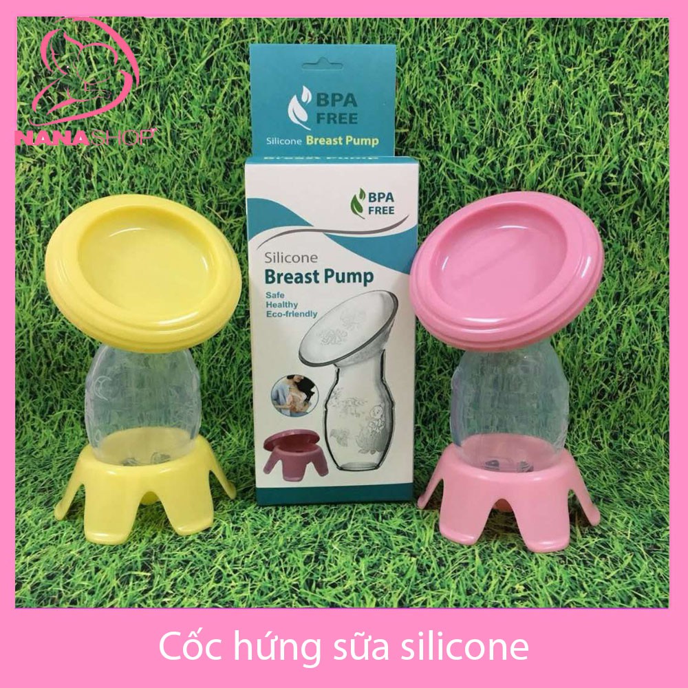 Cốc hứng sữa, phễu hứng sữa silicone NoBPA cho mẹ