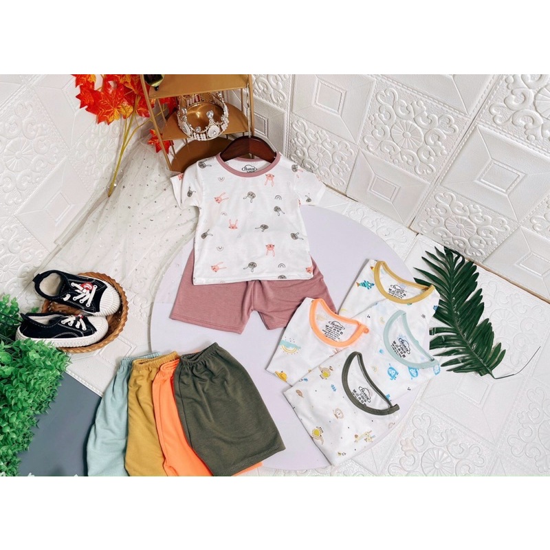 [Avaler] bộ pettit cộc tay Avaler cho bé trai bé gái hàng chính hãng