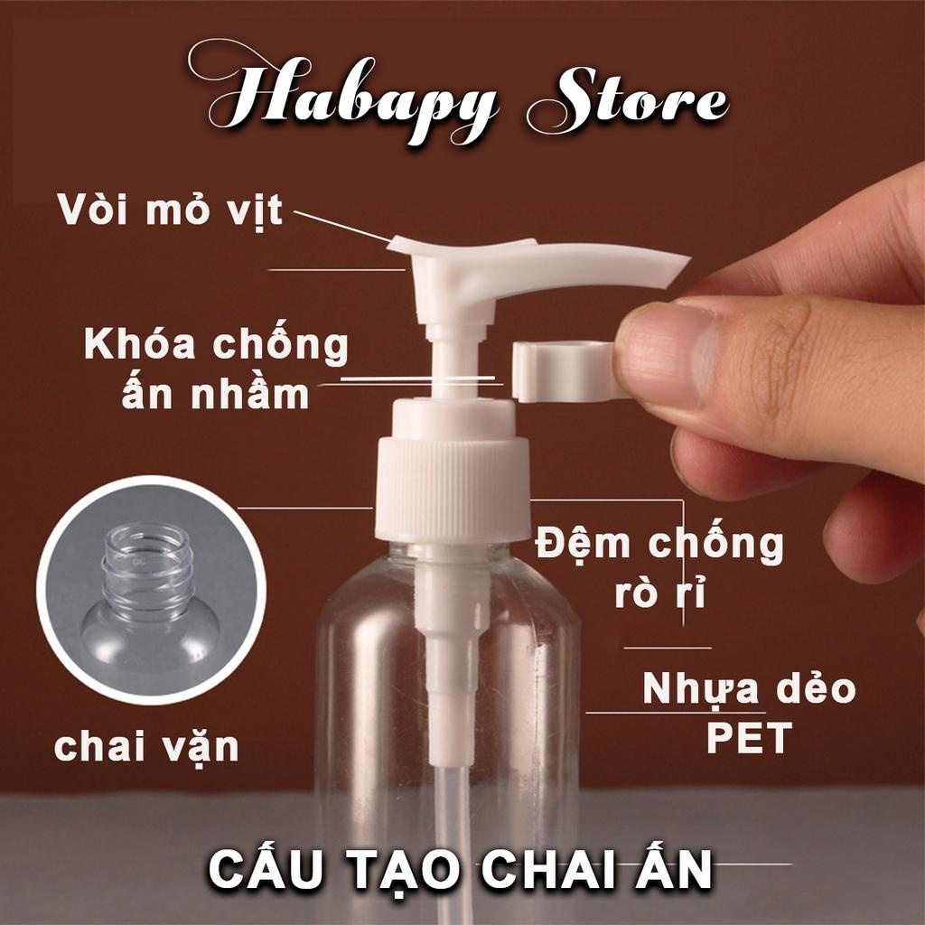 Chai lọ nhựa chiết mỹ phẩm đi du lịch