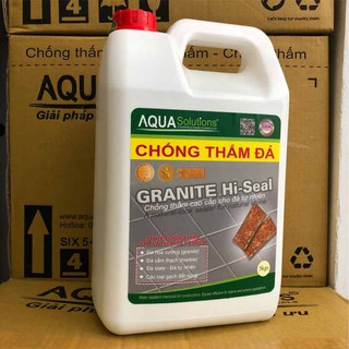 Chống thấm đá marble, chống thấm đá granite, GRANITE Hi-Seal - bình 5kg, chất Chống thấm đá tự nhiên