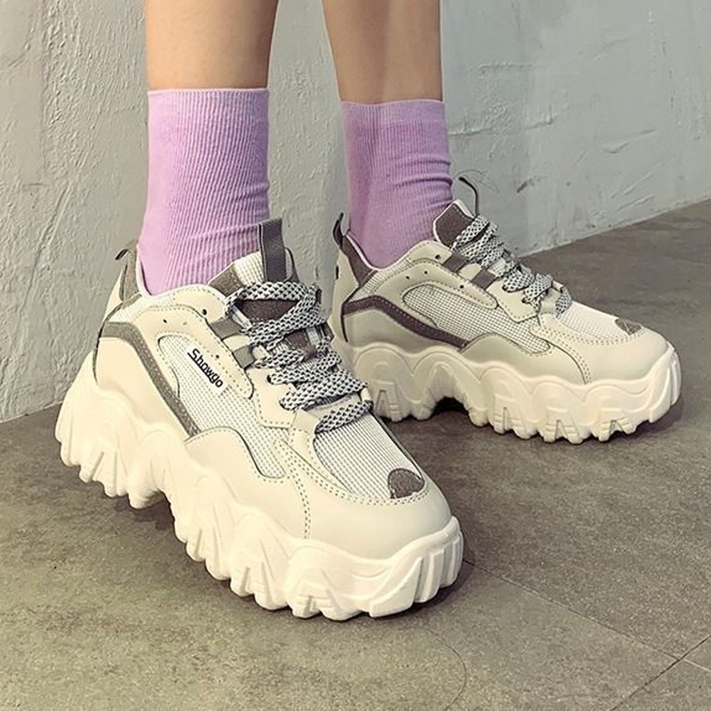 Giày Sneaker Đế Sóng Cao Nữ - 1926