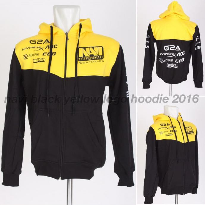 Áo Khoác Hoodie Màu Đen In Hình Game Dota 2 Dota2 Cs: Go Navi 2016 M 0512