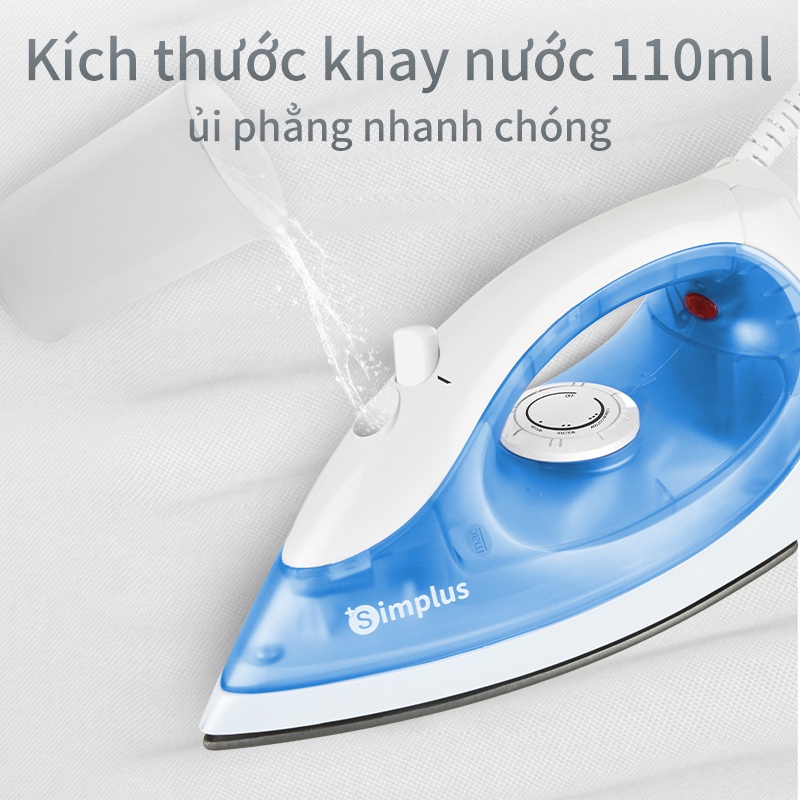 Bàn ủi điện SIMPLUS GTJH006 cầm tay sử dụng khô và hơi nước 2 trong 1 kết hợp