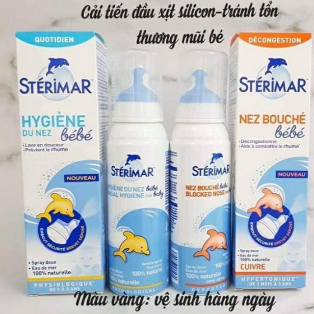 ( Giảm sốc) Xịt mũi cá heo của pháp VBST