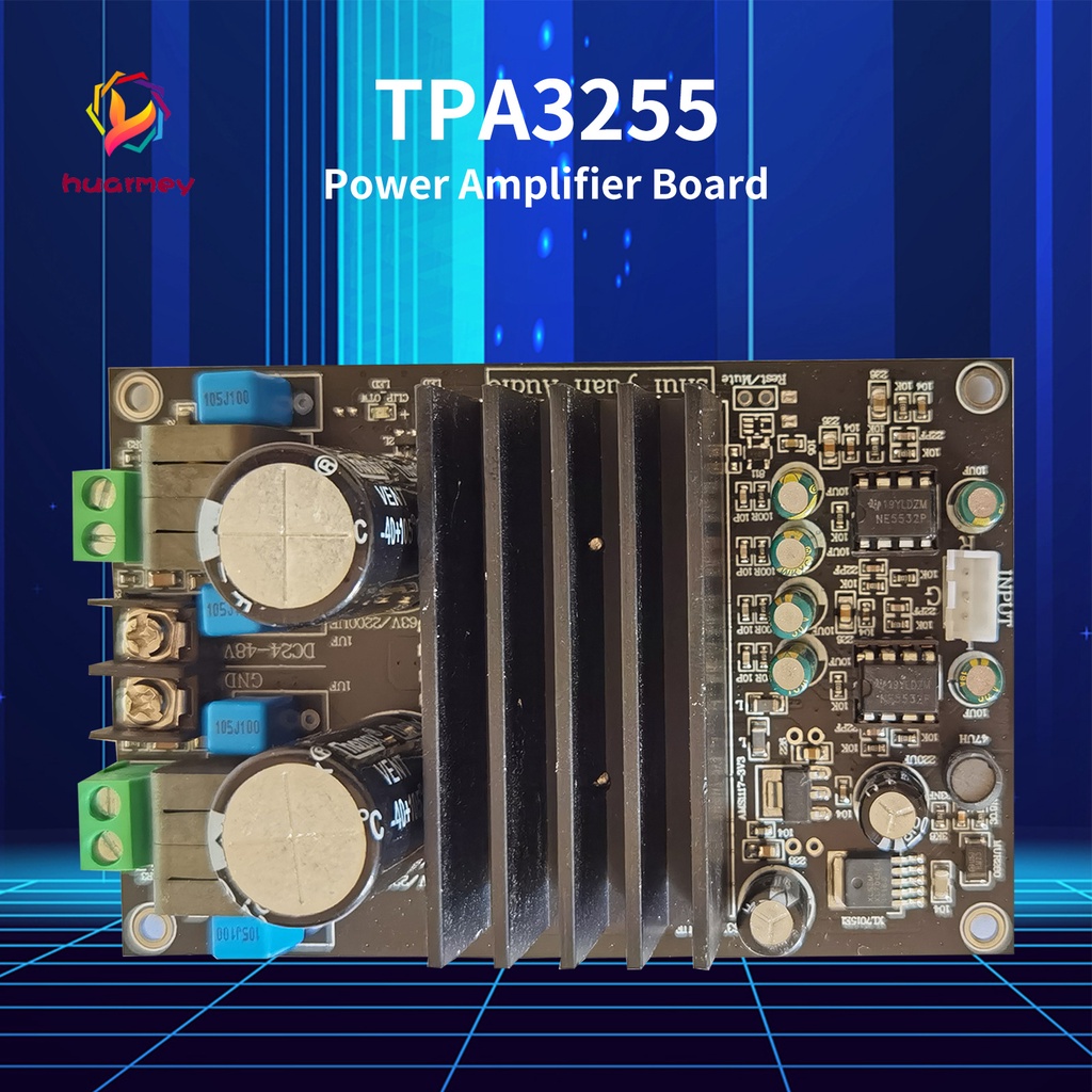 Bảng mạch khuếch đại âm thanh TPA3255 bằng kim loại với công suất cao