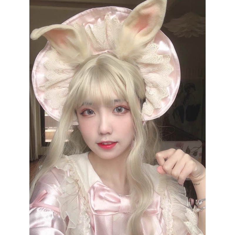 YASLC0087-Bờm/ kẹp tóc tai thỏ cosplay