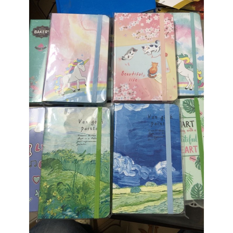 Sổ tay A6 Notebooks - (192 trang) tiện lợi ghi chú/ Nhật ký / My note  [ Mẫu mới update liên tục]