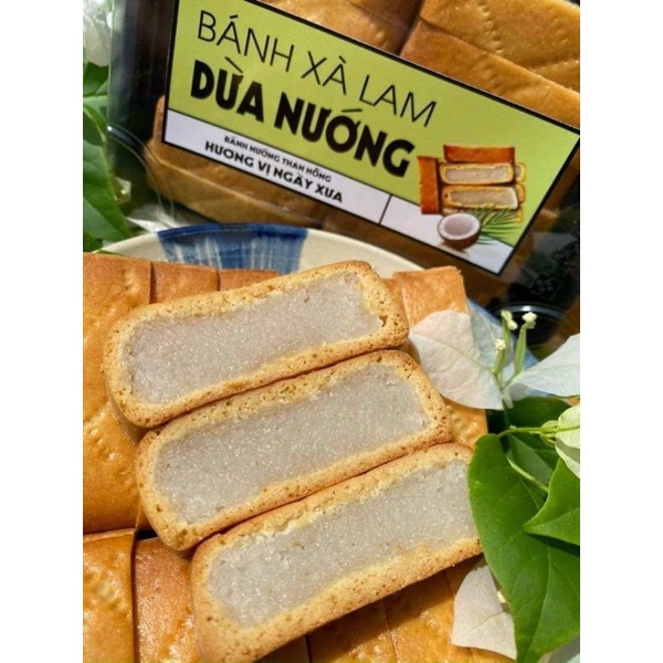 Combo sỉ 10 hộp bánh xà lam dừa nướng