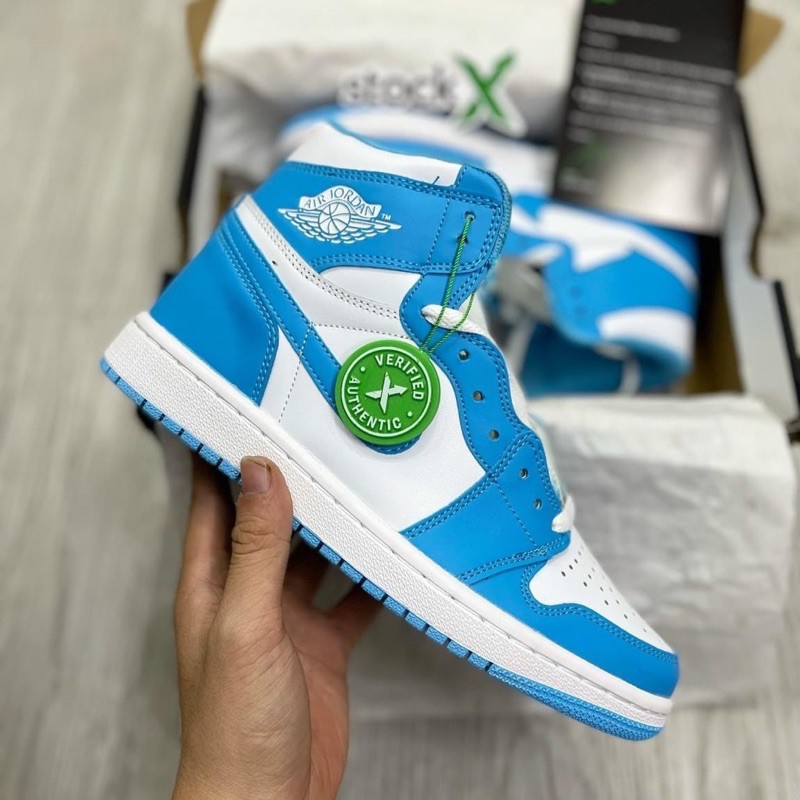 (FREESHIP+QUÀ TẶNG) Giày thể thao AIR JORDAN 1 Retro High UNC xanh trắng cổ cao cực đẹp | BigBuy360 - bigbuy360.vn