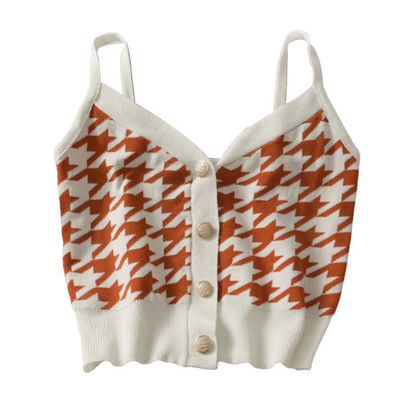 Single breasted sweater vest for autumn and winter