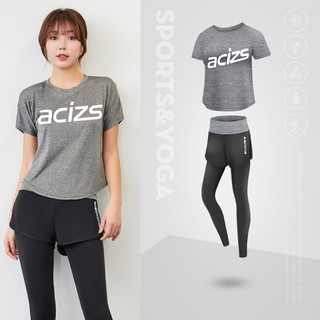 BỘ TẬP THỂ THAO GỒM ÁO CỘC TAY+QUẦN DÀI MẪU MỚI