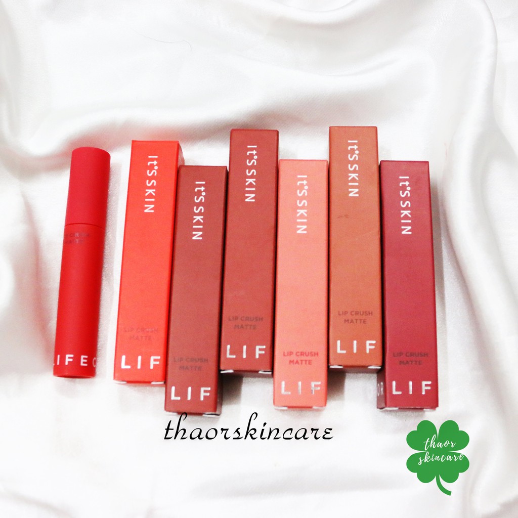 Son Kem Lì It's Skin Life Color Lip Crush Matte
