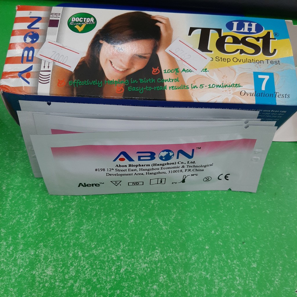 Que Thử Rụng Trứng LH Test Abon ( Hộp 7 que)