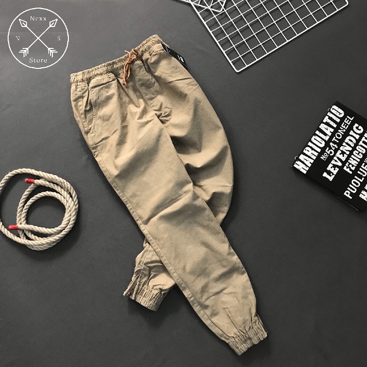 [Mã MABRO220 hoàn 15% đơn 99K tối đa 50K xu] Quần Jogger Kaki Nam Nữ Vải Kaki Xịn Big Size NS02 | BigBuy360 - bigbuy360.vn