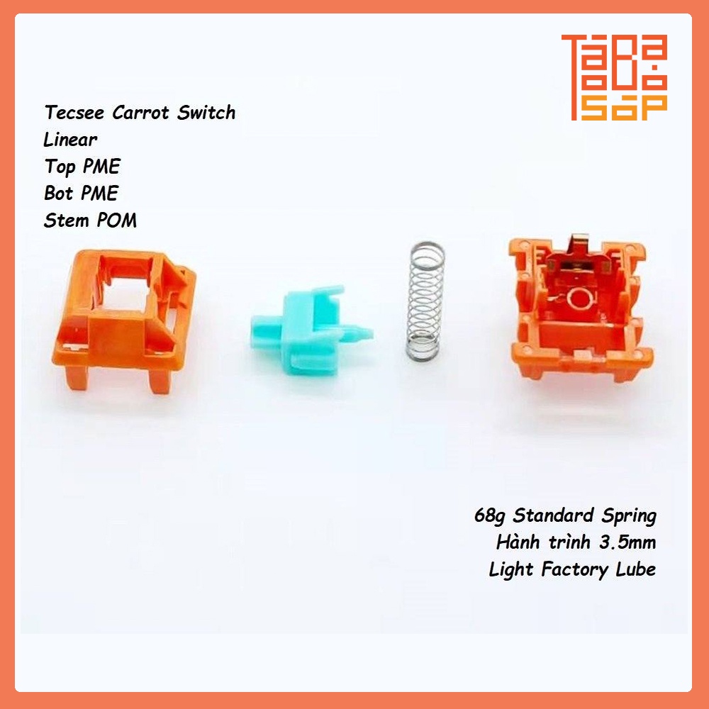 Tecsee Carrot Switch Công tắc bàn phím cơ