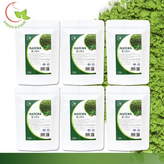 [FREESHIP 99K - NHẬP GROTHANG10 GIẢM 10%] 6 gói (150g/gói) - Bột trà xanh Nhật nguyên chất GreenD Food