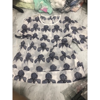 Áo voan tơ cộc tay