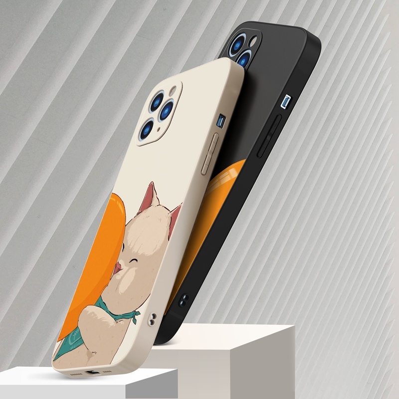 Ốp lưng iphone Ốp điện thoại mềm Suntaiho cho IPHONE 13 12 11 PRO MAX X XR XS 7 8 PLUS in hình cô mèo
