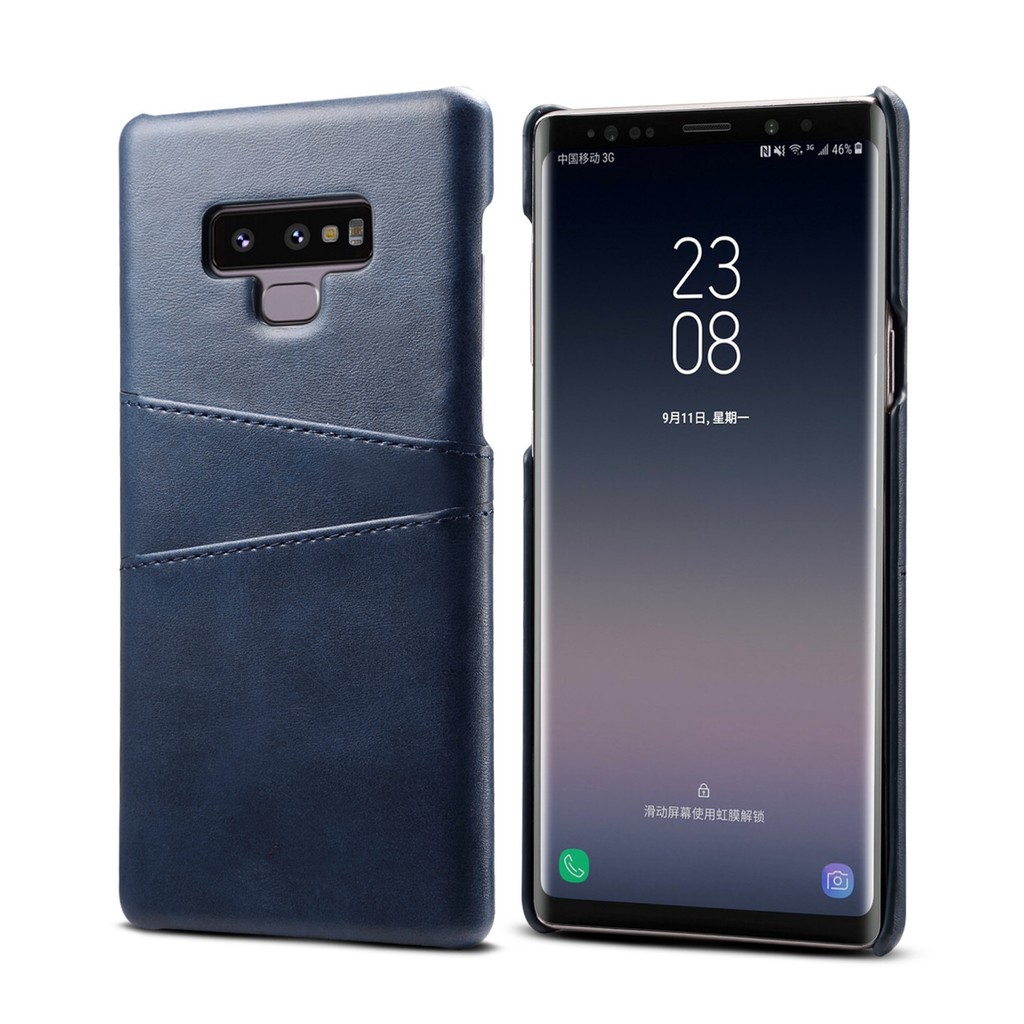 Ốp Điện Thoại Da Giả Có Ngăn Đựng Thẻ Cho Samsung Galaxy S23 s22 s21 S8 S9 S9P note 8 9 s20fe s21fe note 20 ultra