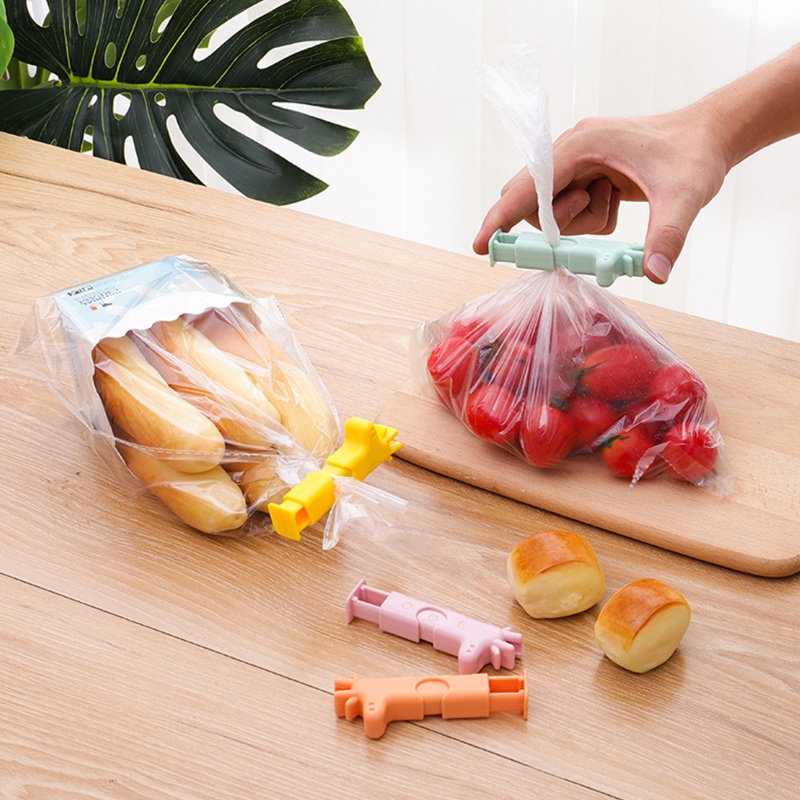 Kẹp Miệng Túi Thực Phẩm Chống Biến Dạng Hình Hươu Cao Cổ