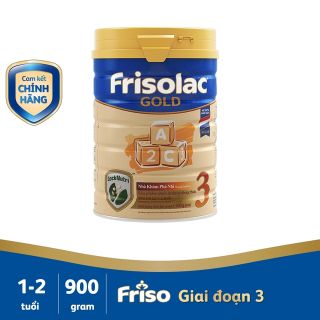 Sữa bột friso gold 3 900g bị móp phần dưới