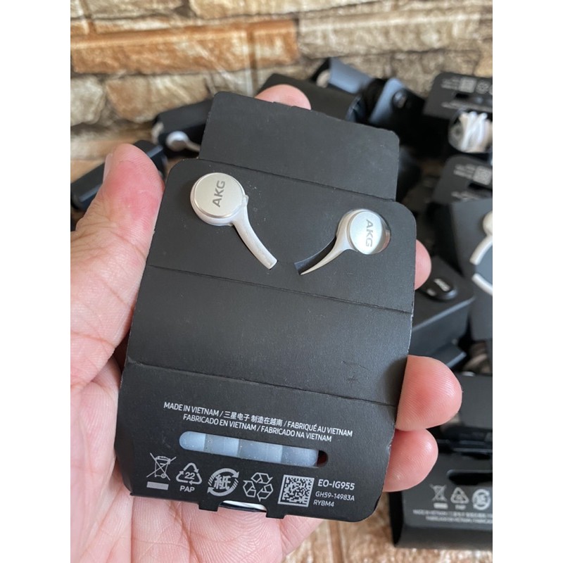 Tai nghe zin máy S10,S10plus AKG jack 3.5 zin chính hãng
