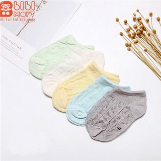 Tất chân len lưới mỏng set 5 đôi