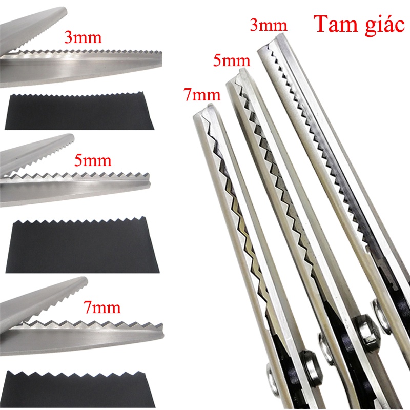 Kéo cắt vải 23.5cm thiết kế chuyên dụng cho thợ may đồ da