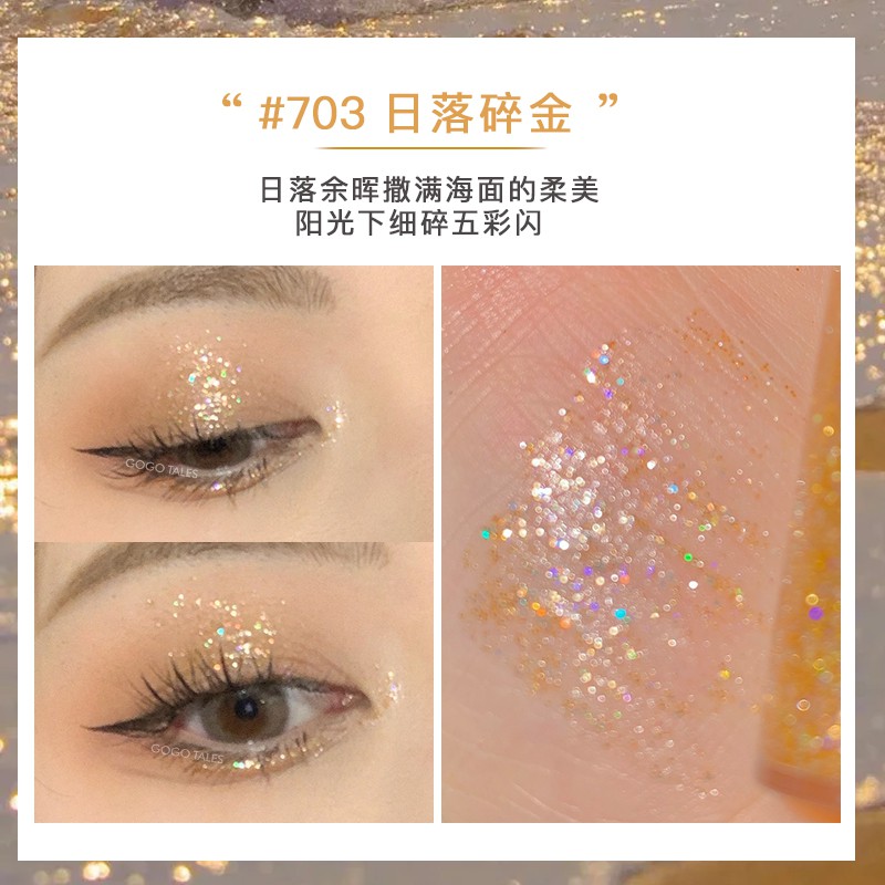 [GOGO TALES]Nhũ Mắt GOGO TALES Nhiều Màu Dạng Lỏng lấp lánh chống thấm nước lâu trôi | BigBuy360 - bigbuy360.vn