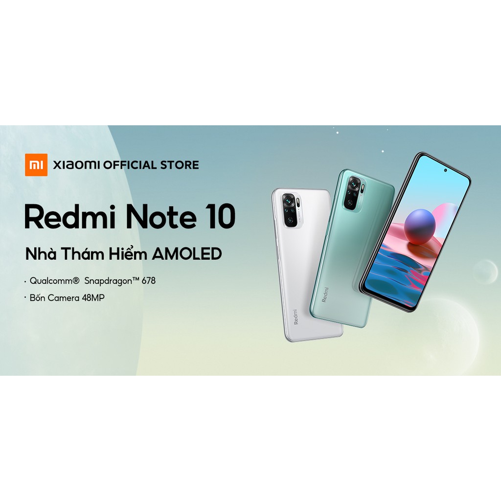 Điện thoại Xiaomi Redmi Note 10 (6+128GB) | Hàng chính hãng | Bảo hành 18 Tháng | BigBuy360 - bigbuy360.vn