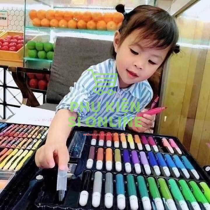 Hộp Màu 150 Chi Tiết Cho Bé Tập Tô Store4girls