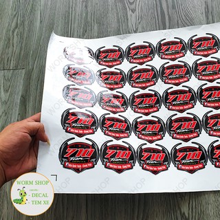 Tem Logo 710 - Tem 3 lớp cao cấp