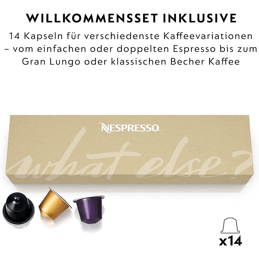 Máy pha cà phê viên nén Nespresso Inissia Đỏ, Trắng, máy pha cà phê gia đình Krups 0.7L