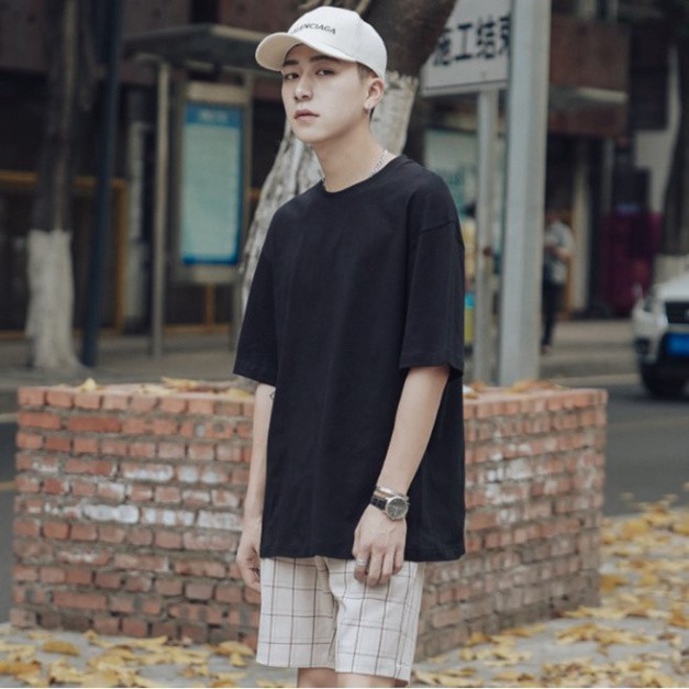 Áo Thun Tay Lỡ Unisex Trơn Nhiều Màu Siêu Hot | BigBuy360 - bigbuy360.vn