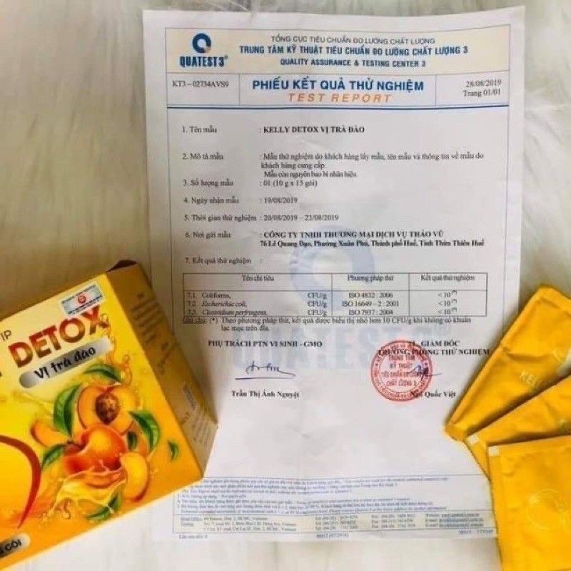 [ chính hãng ] trà đào giảm cân kelly detox | BigBuy360 - bigbuy360.vn