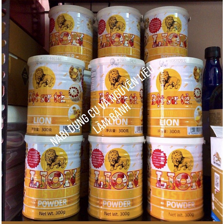 BỘT SƯ TỬ LION CUSTARD LON 100GR/300GR