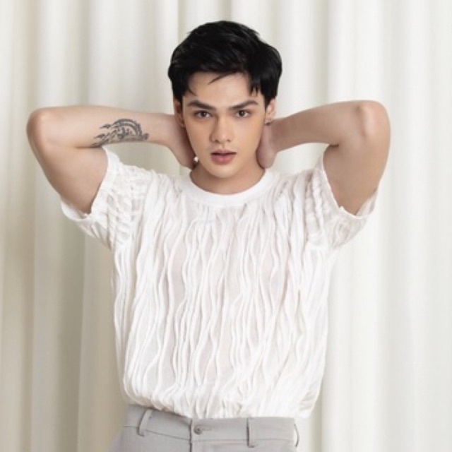 Áo trơn lưới sọc mùa hè - FOGGY SHIRT