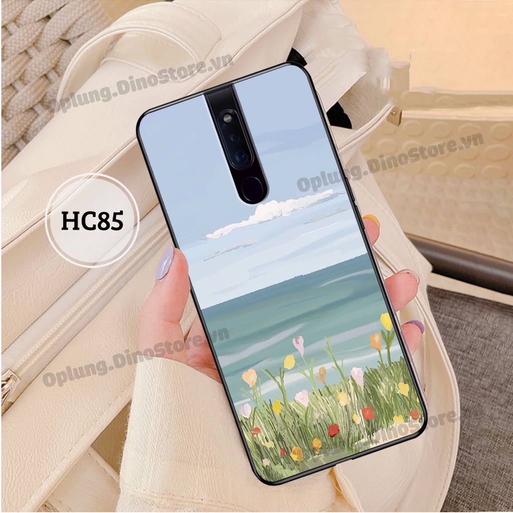 Ốp lưng Oppo F11 - Oppo F11 Pro in hình hoa vintage đơn giản cho mọi lứa tuổi kiểu dáng bo viền bảo vệ camera.