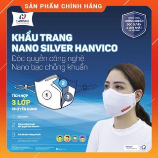 Khẩu trang Nano bạc Hanvico
