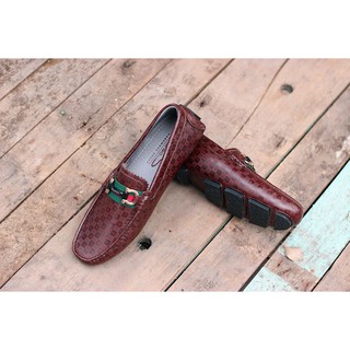 Giày lười Nam da bò thật 100% mã LXT042N